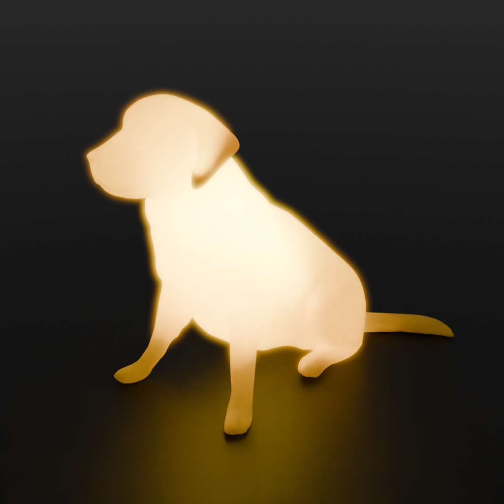 【Blender】 ゴールデンレトリーバーの間接照明 Indirect lighting for Golden Retriever