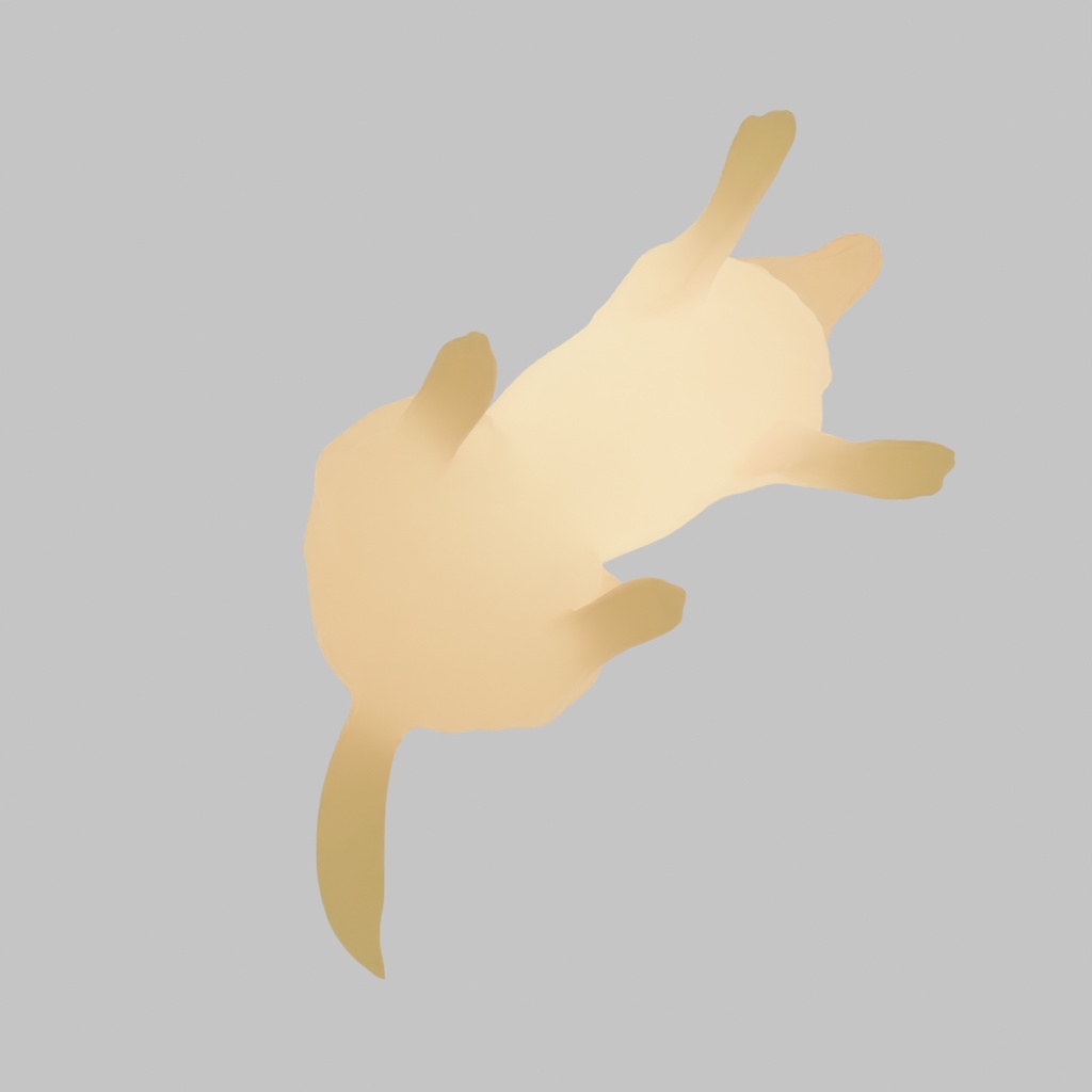 【Blender】 ゴールデンレトリーバーの間接照明 Indirect lighting for Golden Retriever