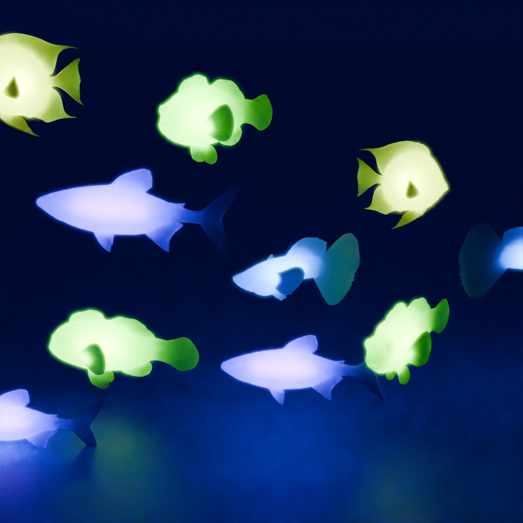 【Blender】 熱帯魚の間接照明 Indirect lighting for tropical fish