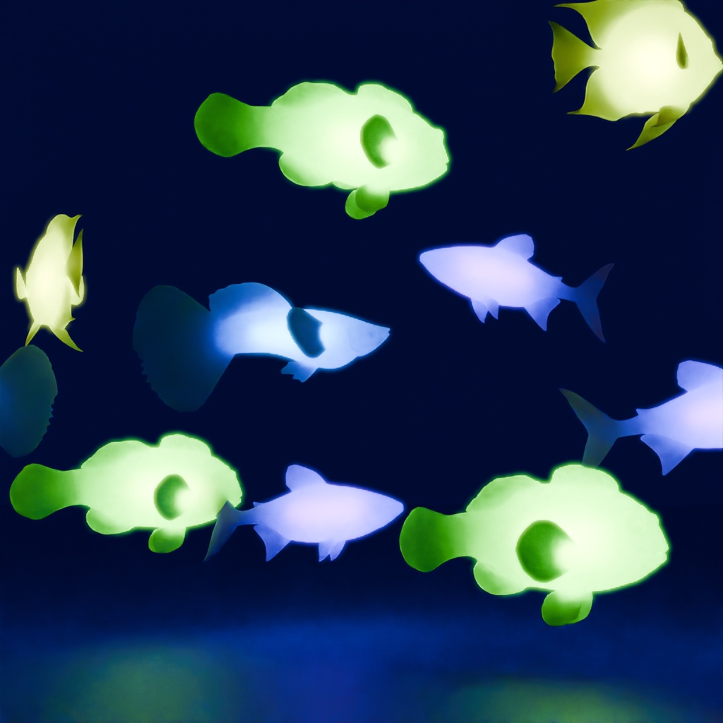 【Blender】 熱帯魚の間接照明 Indirect lighting for tropical fish