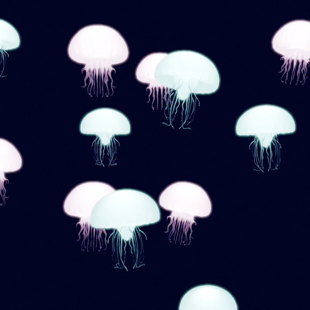 【Blender】 クラゲの間接照明 Indirect lighting for jellyfish