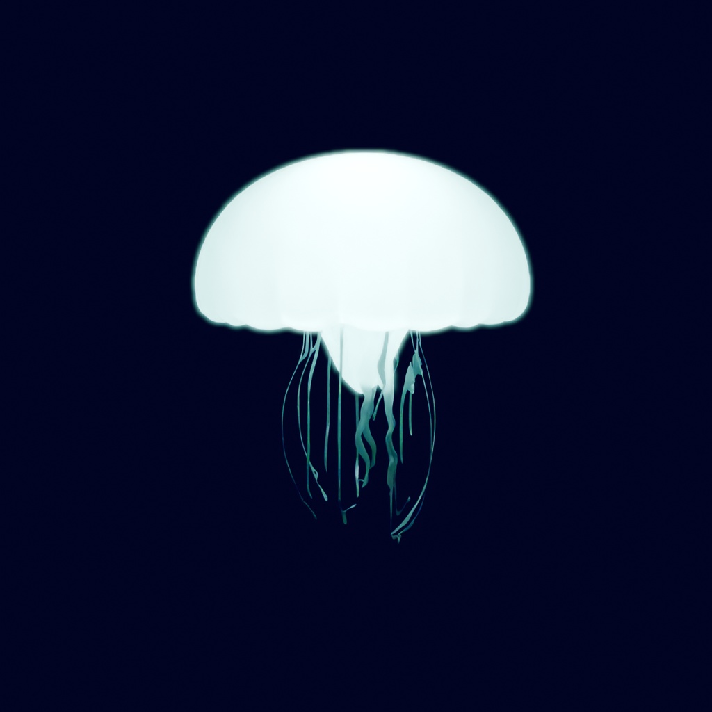 【Blender】 クラゲの間接照明 Indirect lighting for jellyfish