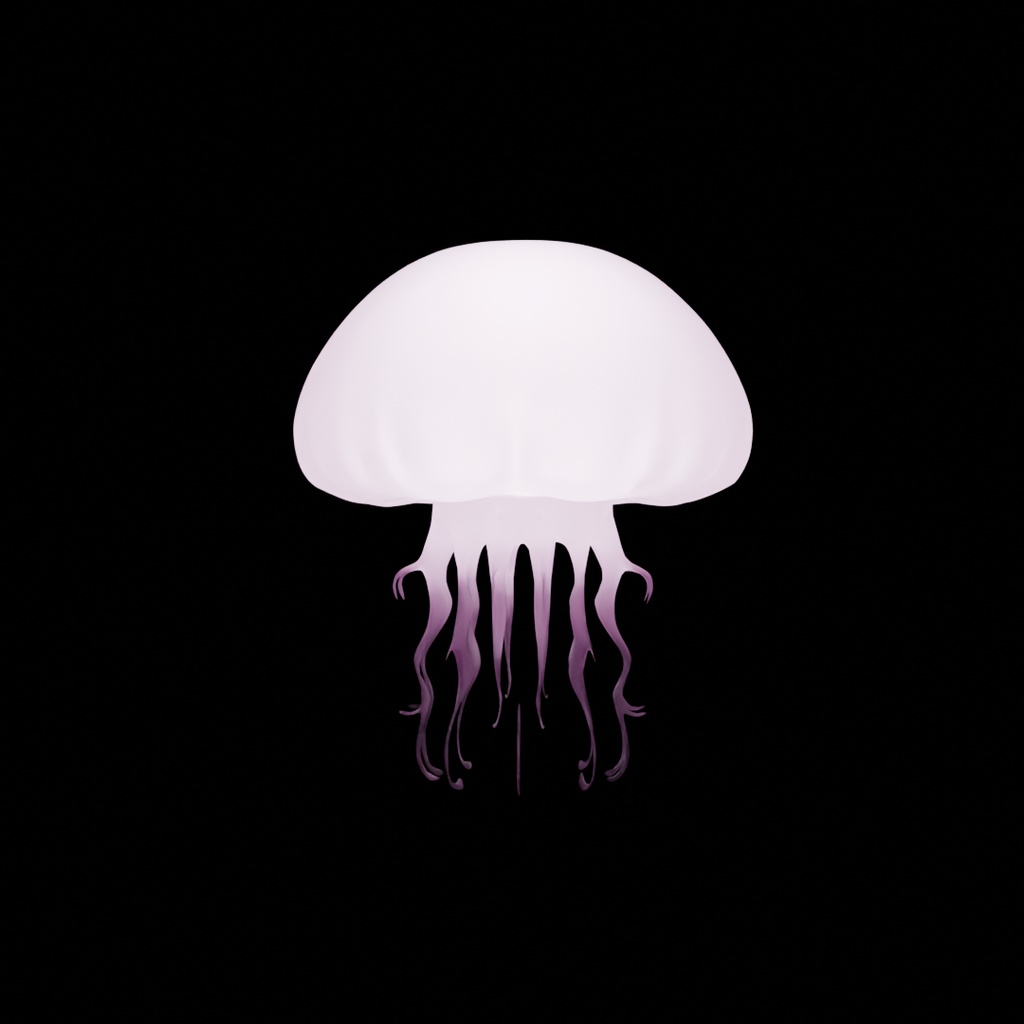 【Blender】 クラゲの間接照明 Indirect lighting for jellyfish