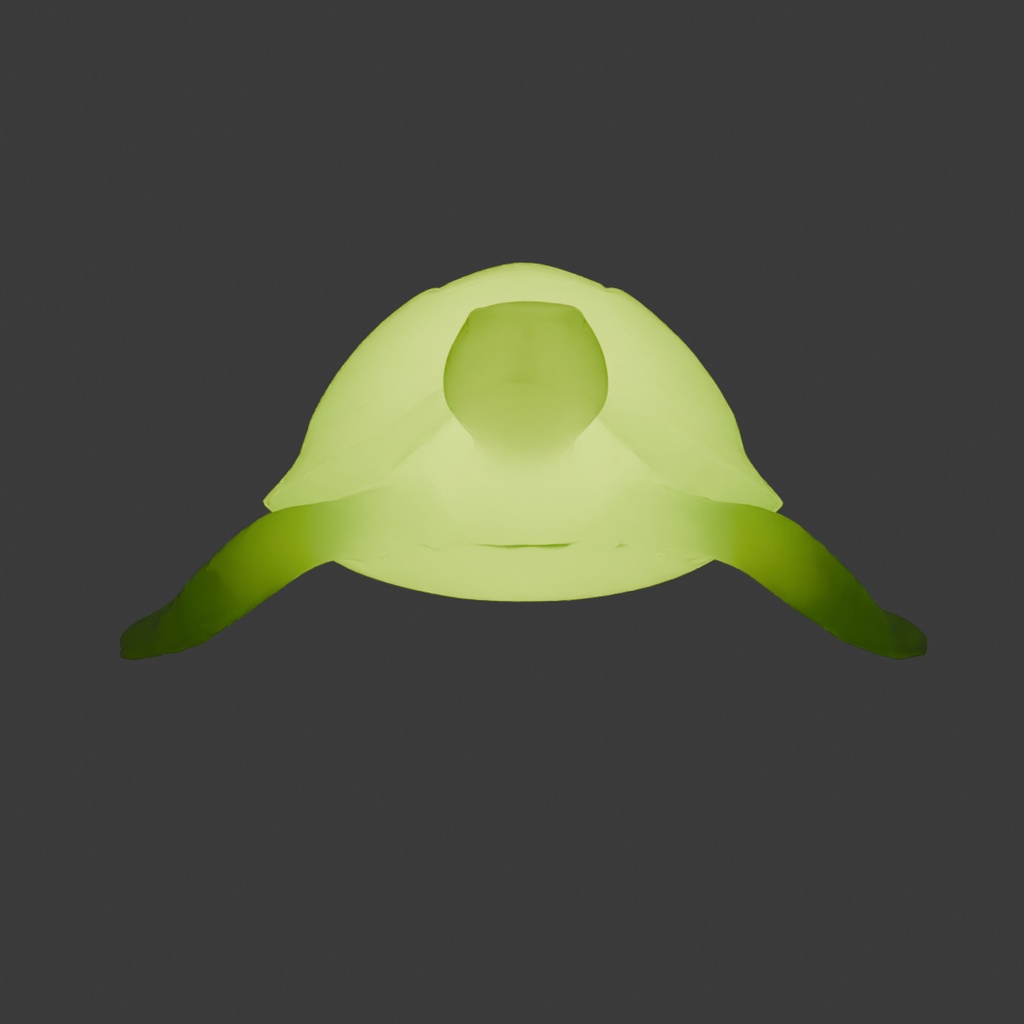 【Blender】 ウミガメの間接照明 Indirect lighting for sea turtle
