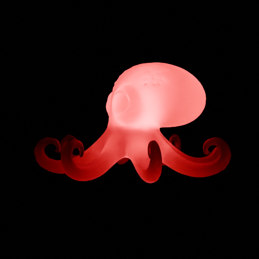 【Blender】 タコの間接照明 Indirect lighting for octopus