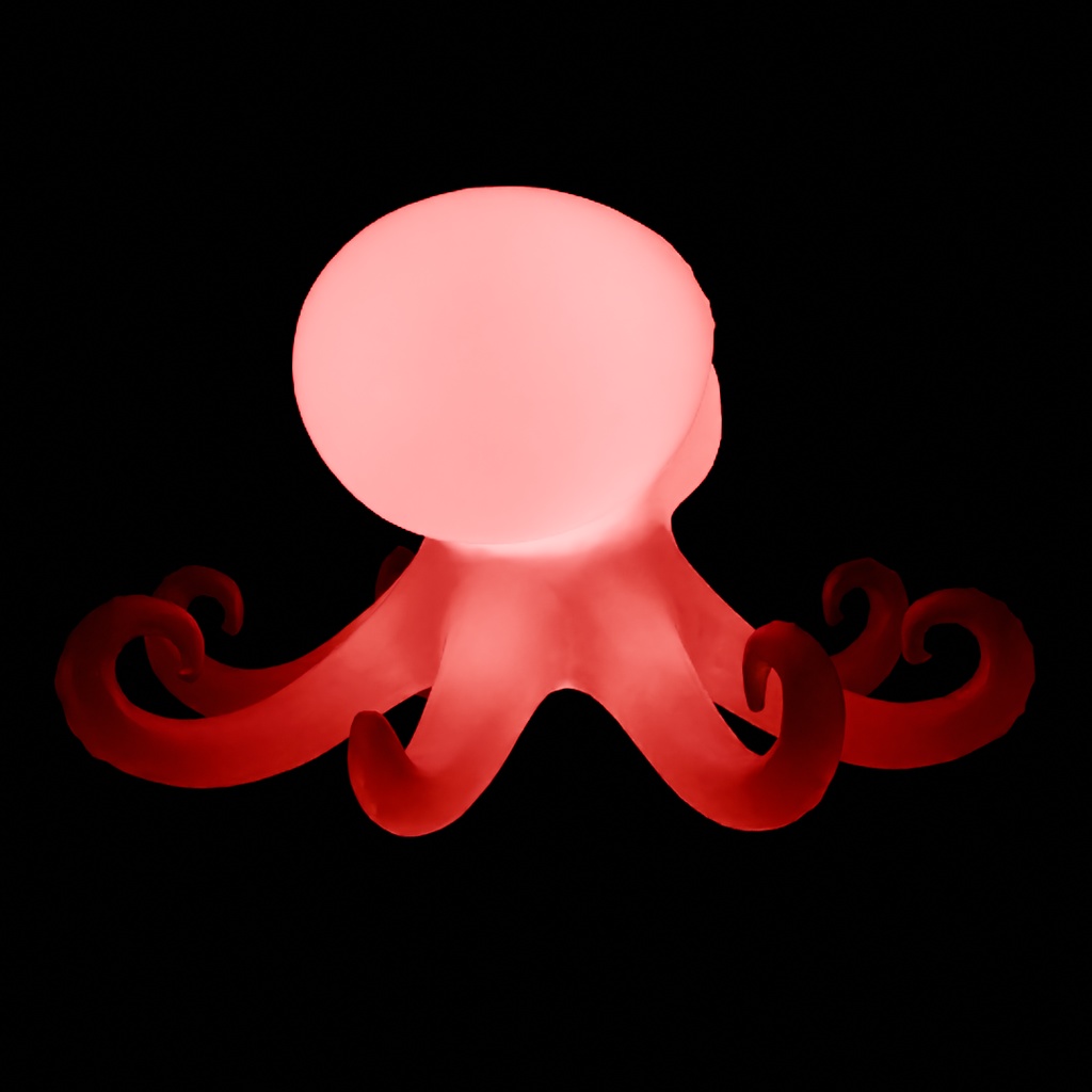 【Blender】 タコの間接照明 Indirect lighting for octopus