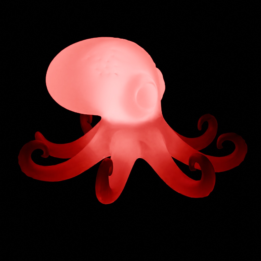 【Blender】 タコの間接照明 Indirect lighting for octopus