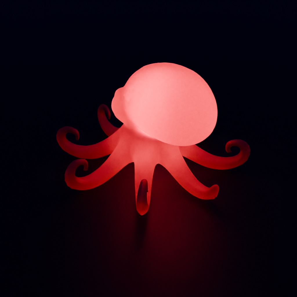 【Blender】 タコの間接照明 Indirect lighting for octopus