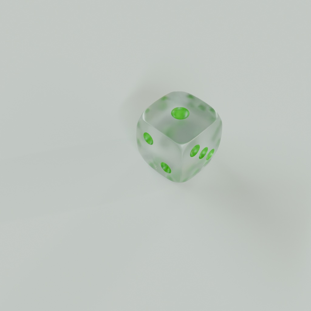 【Blender】 サイコロセット dice set