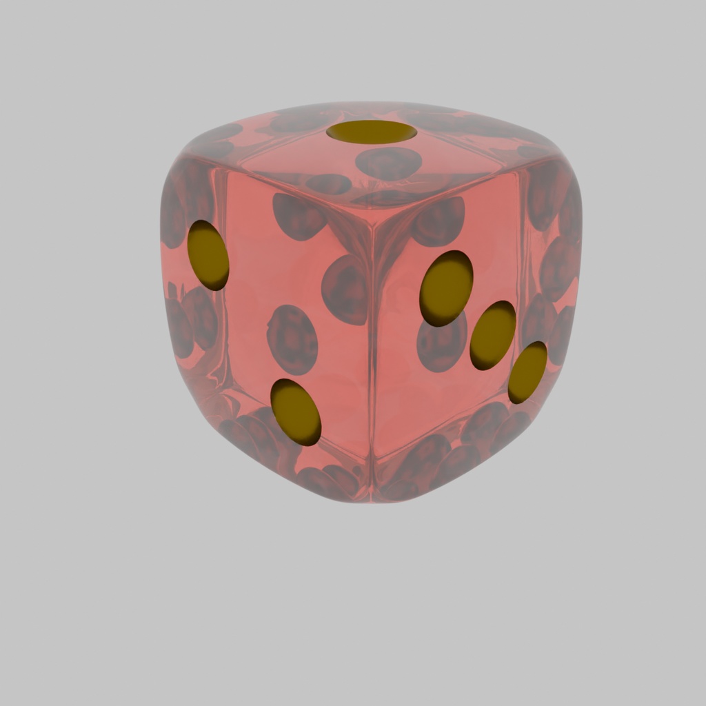 【Blender】 サイコロセット dice set
