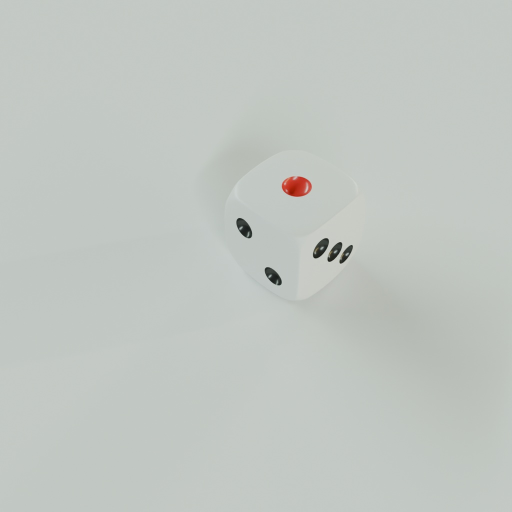 【Blender】 サイコロセット dice set