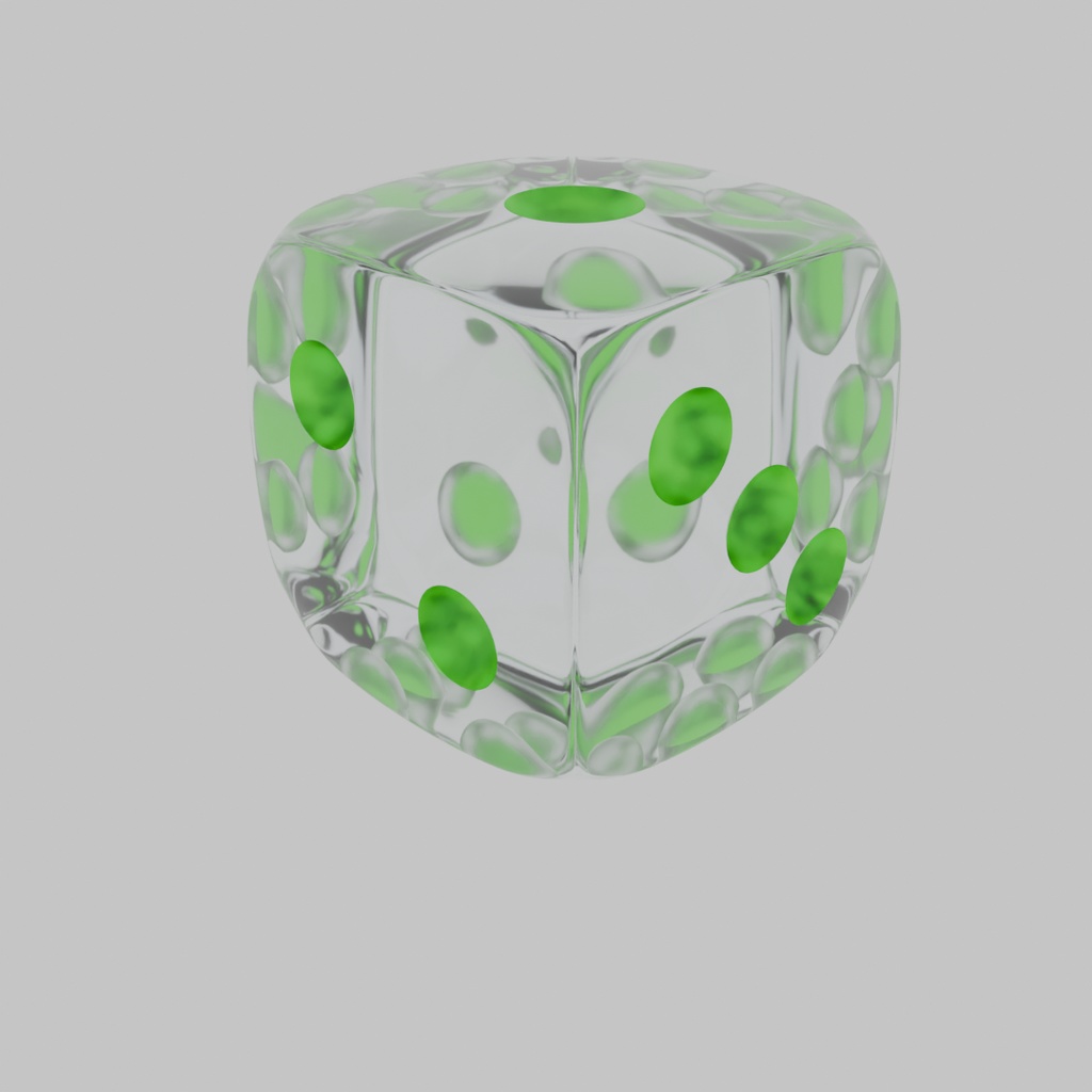 【Blender】 サイコロセット dice set