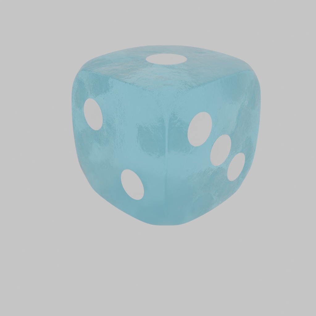 【Blender】 サイコロセット dice set