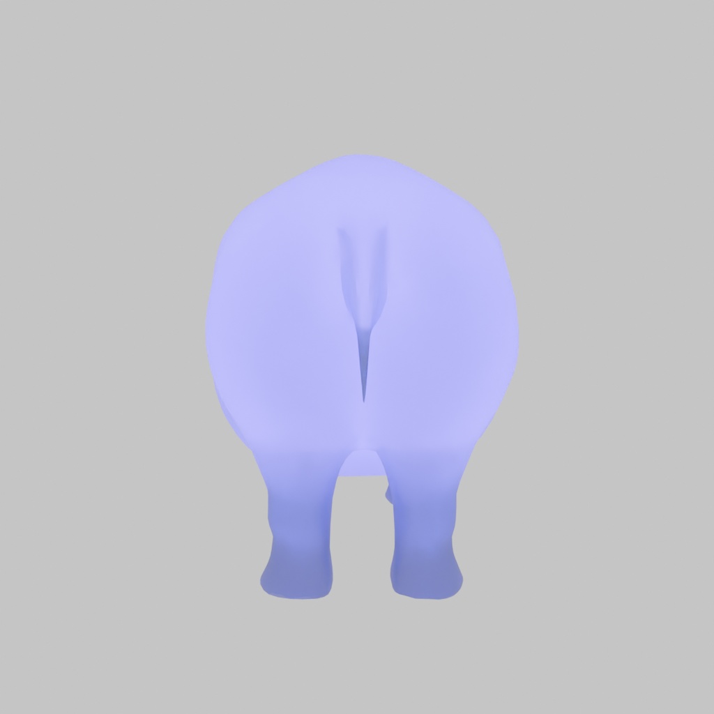 【Blender】 カバの間接照明 Indirect hippo lighting