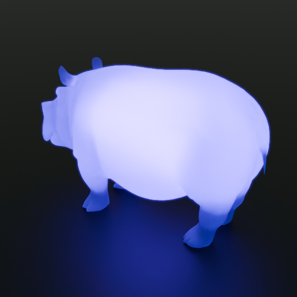 【Blender】 カバの間接照明 Indirect hippo lighting