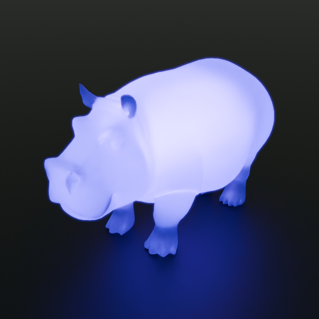 【Blender】 カバの間接照明 Indirect hippo lighting
