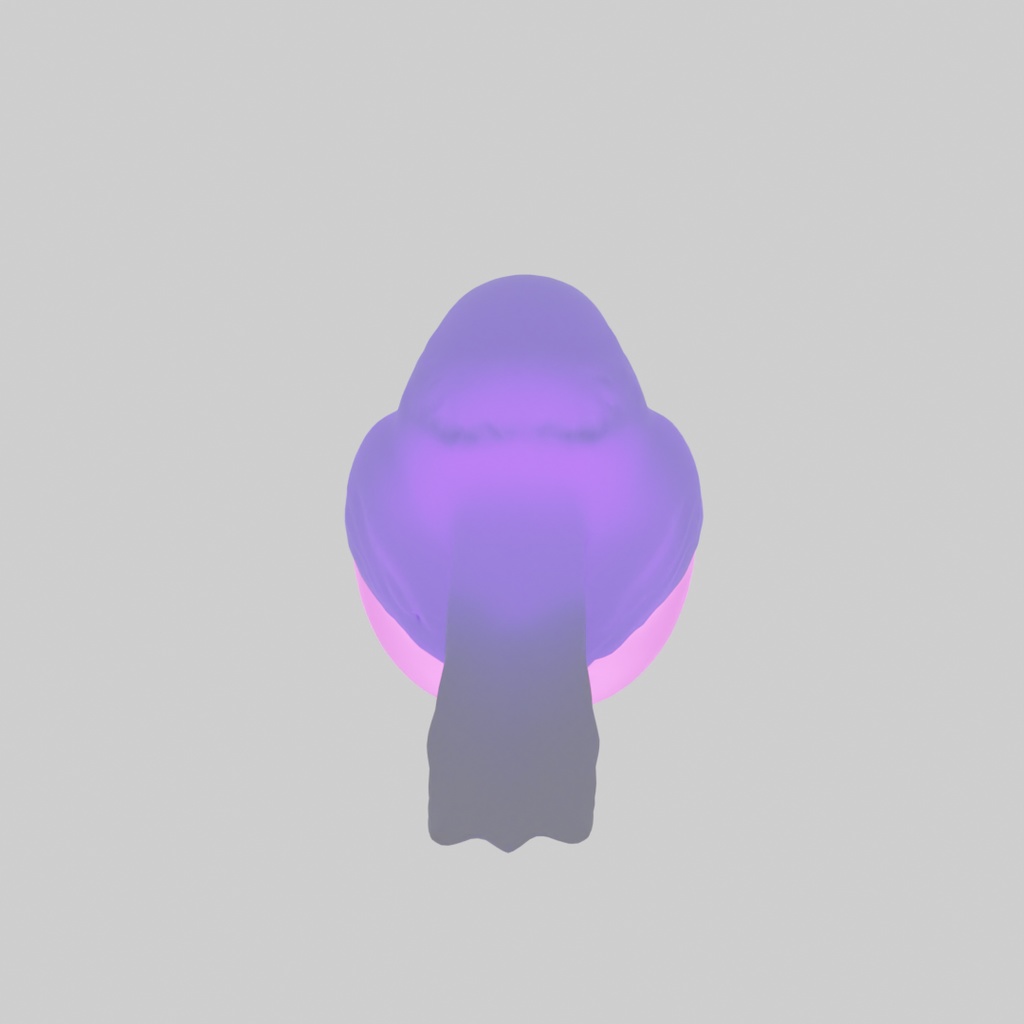 【Blender】 ピンクロビンの間接照明 Indirect lighting of pink robin