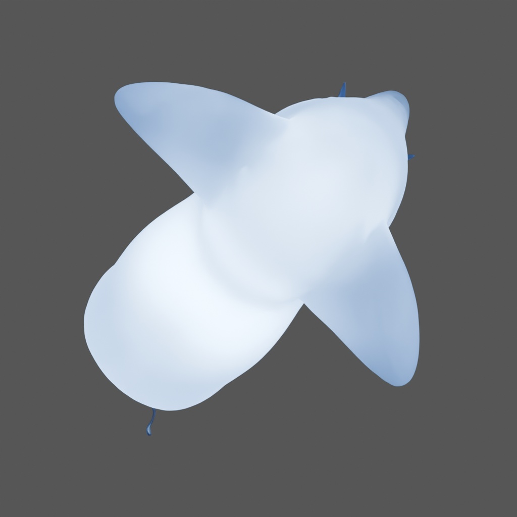 【Blender】 ゾウの間接照明 Indirect lighting for elephant