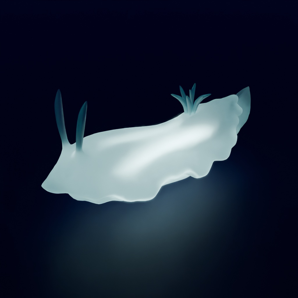 【Blender】 ウミウシの間接照明 Indirect lighting for sea slugs