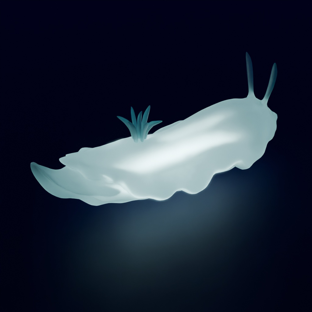 【Blender】 ウミウシの間接照明 Indirect lighting for sea slugs