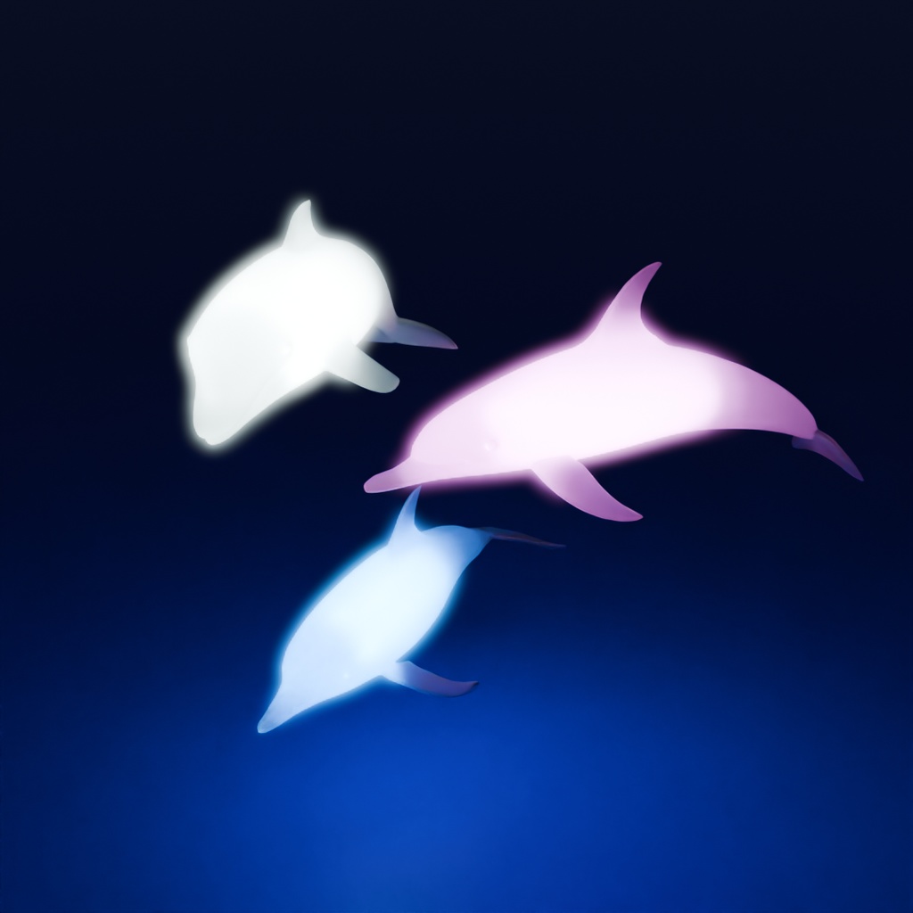 【Blender】 イルカの間接照明 Indirect lighting of dolphins