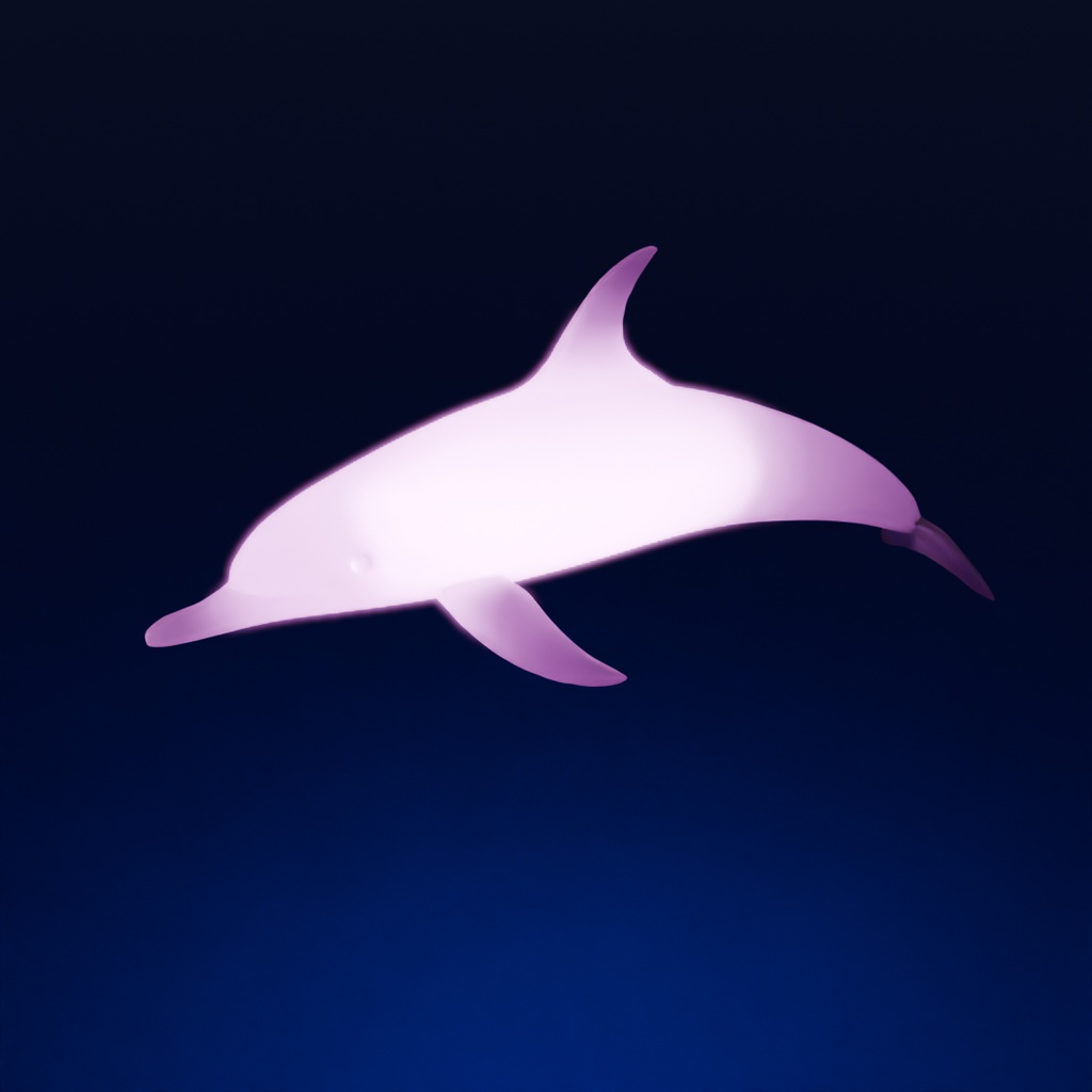 【Blender】 イルカの間接照明 Indirect lighting of dolphins