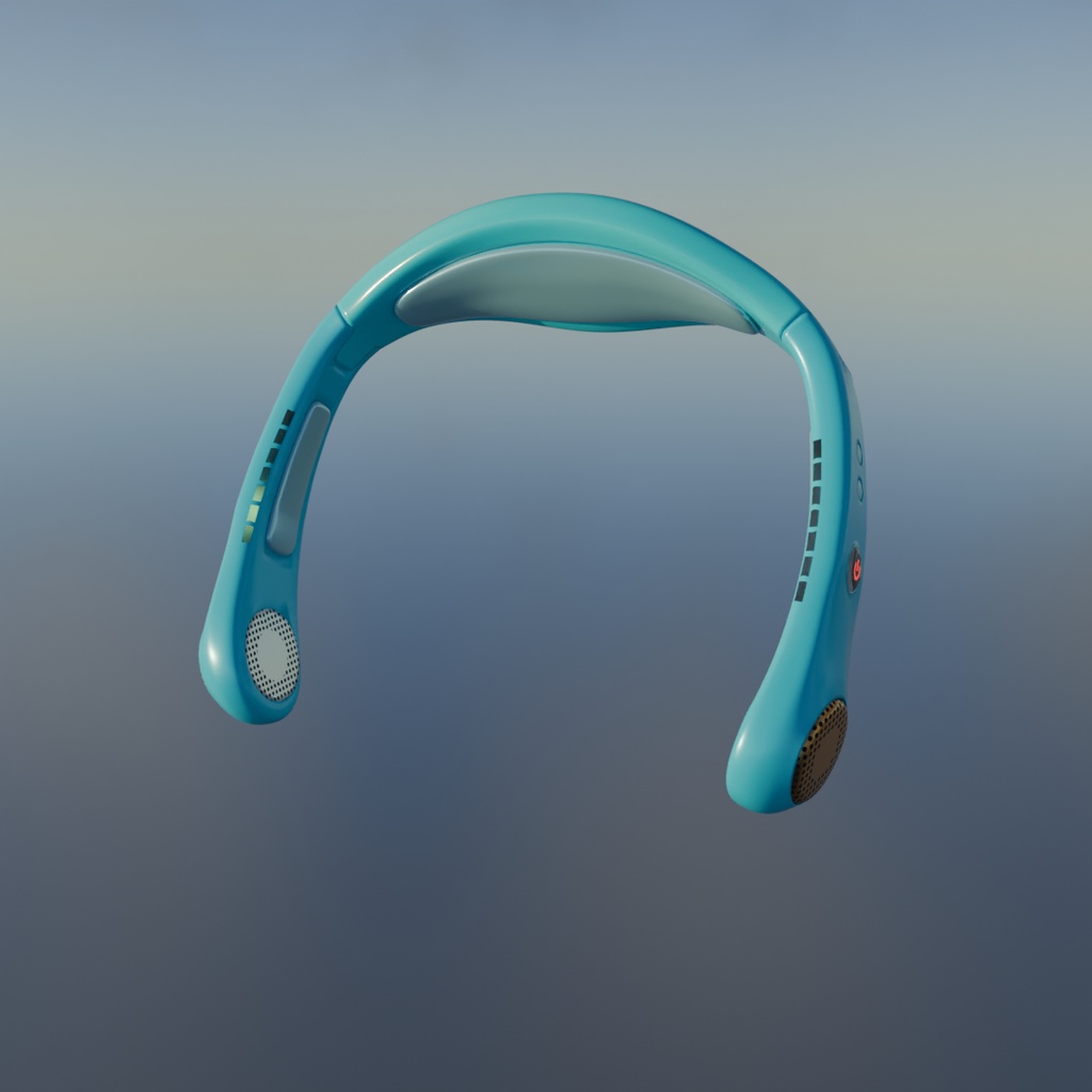 【Blender】 ネッククーラー Neck Cooler