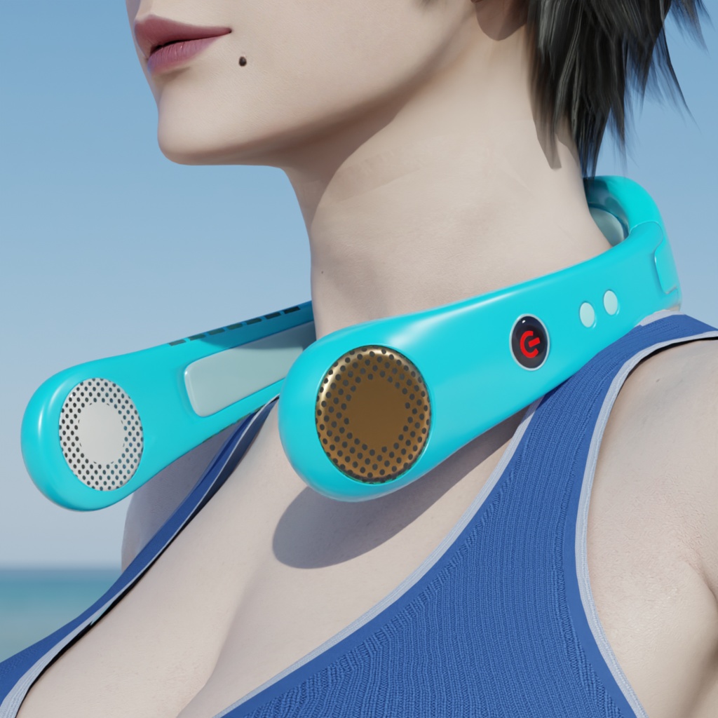 【Blender】 ネッククーラー Neck Cooler