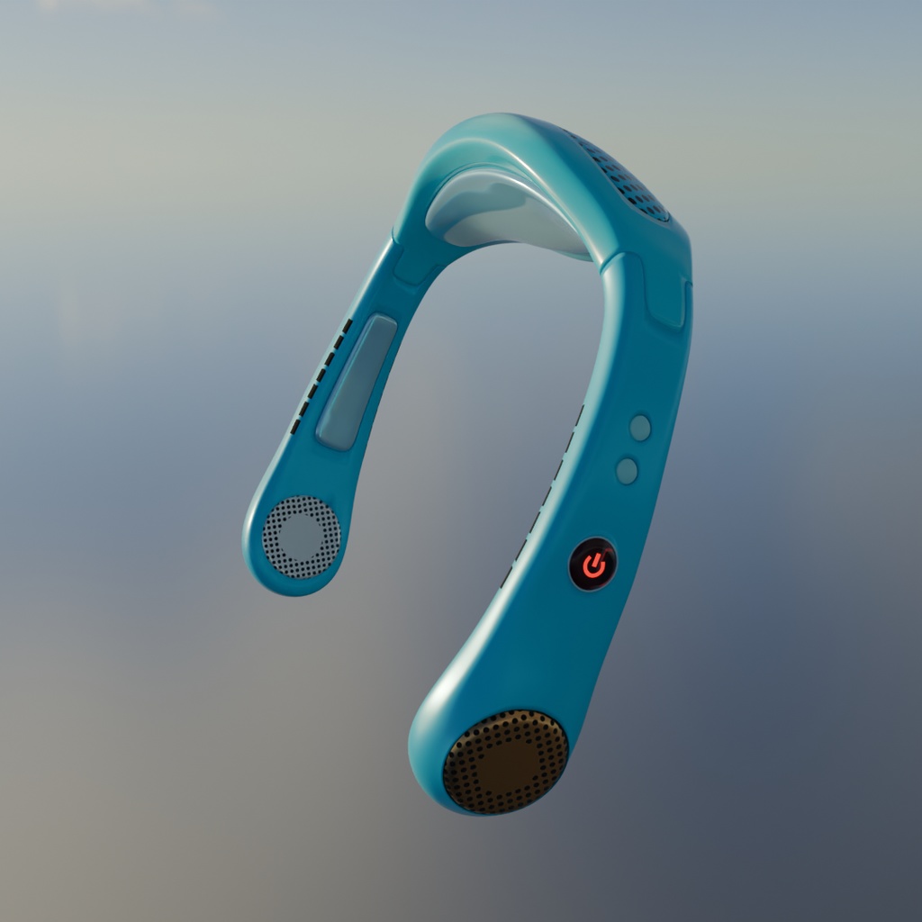 【Blender】 ネッククーラー Neck Cooler