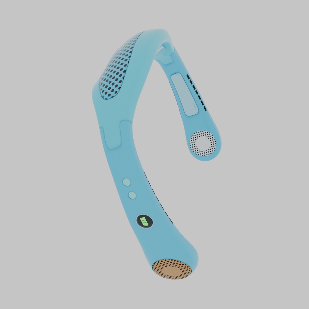 【Blender】 ネッククーラー Neck Cooler