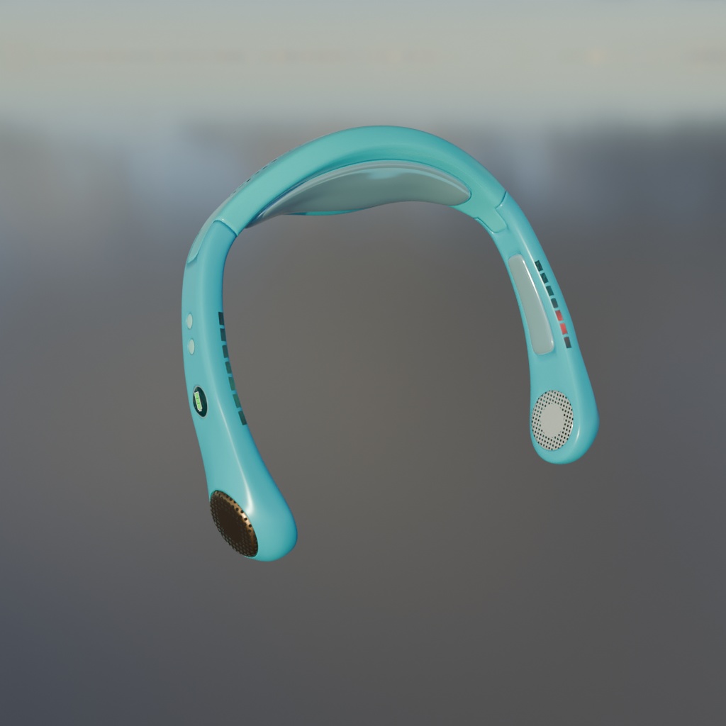 【Blender】 ネッククーラー Neck Cooler