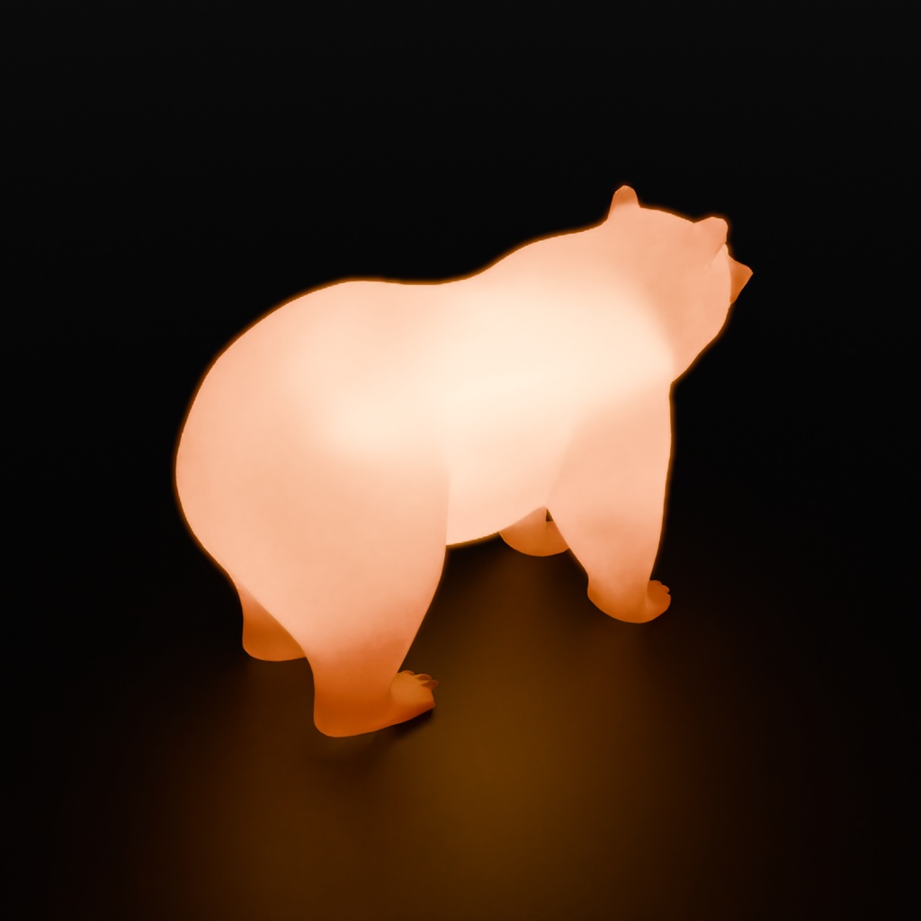 【Blender】 クマの間接照明 Indirect lighting of Bear