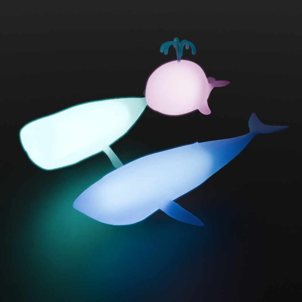 【Blender】 クジラの間接照明 Indirect lighting for whales