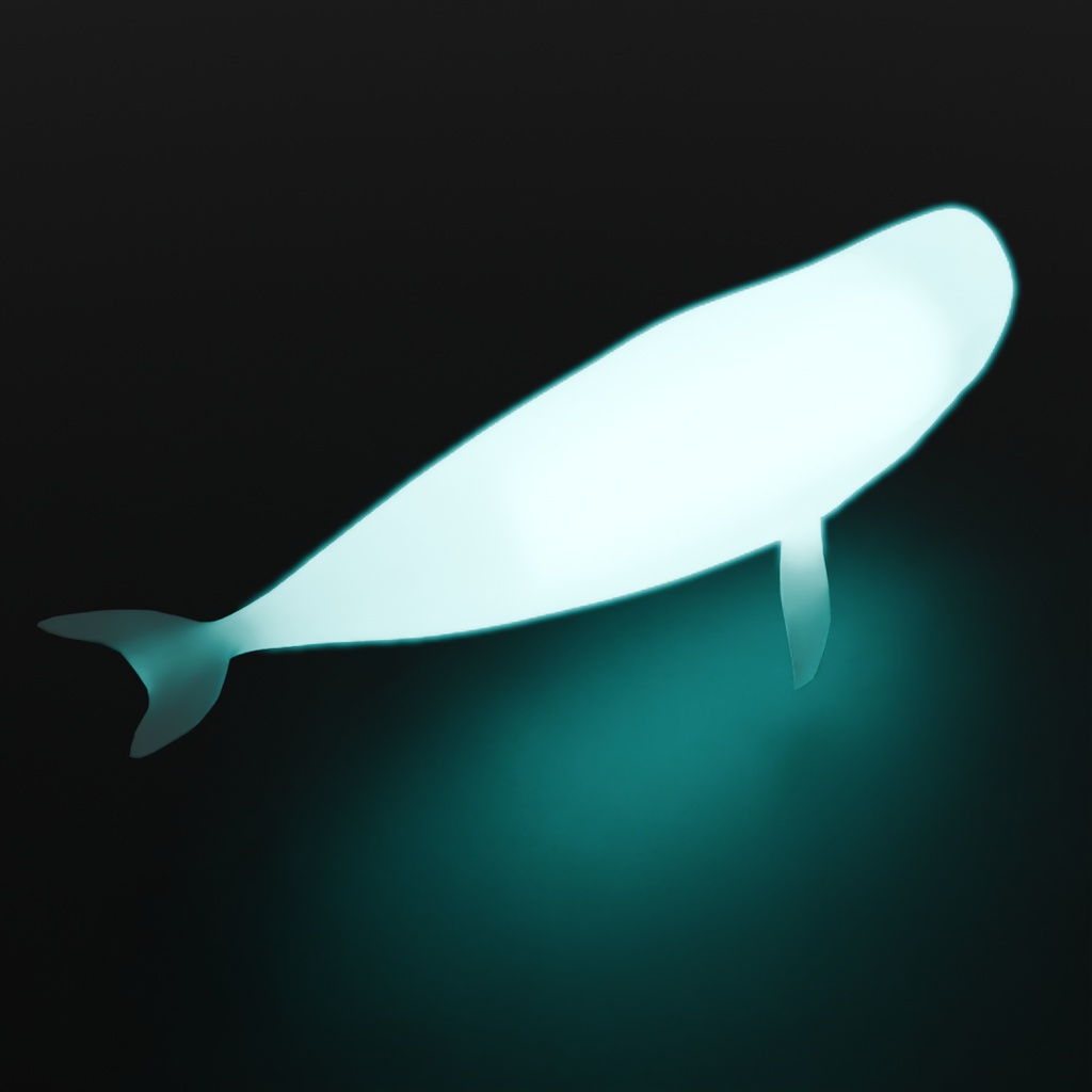 【Blender】 クジラの間接照明 Indirect lighting for whales
