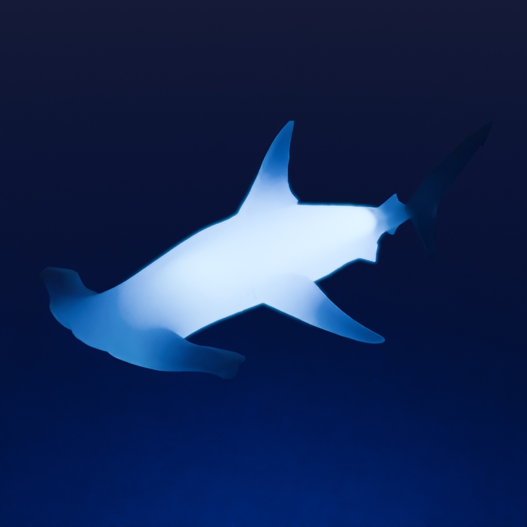 【Blender】 サメの間接照明 Indirect lighting for sharks