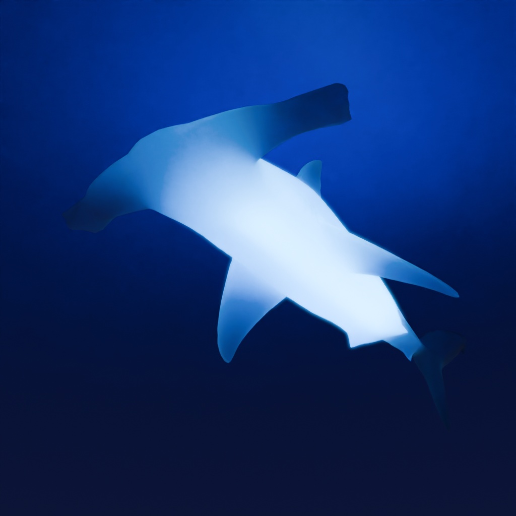 【Blender】 サメの間接照明 Indirect lighting for sharks
