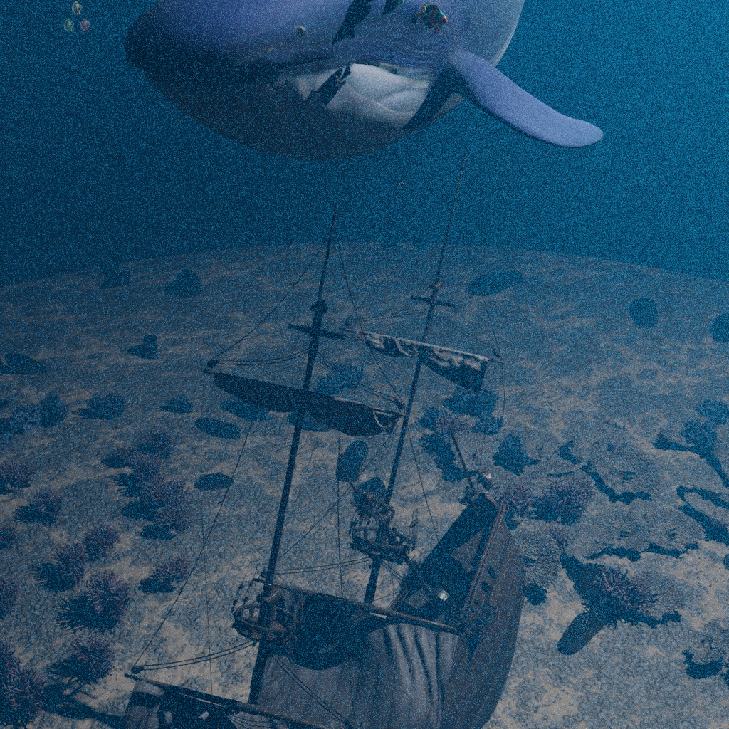 【Blender】 忘れられた沈没船の海底 The Bottom of a Forgotten Shipwreck