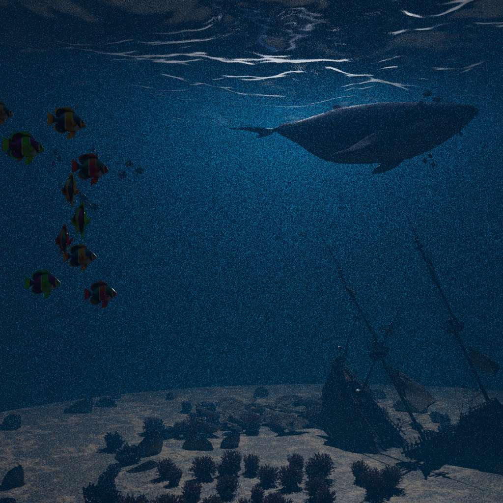 【Blender】 忘れられた沈没船の海底 The Bottom of a Forgotten Shipwreck