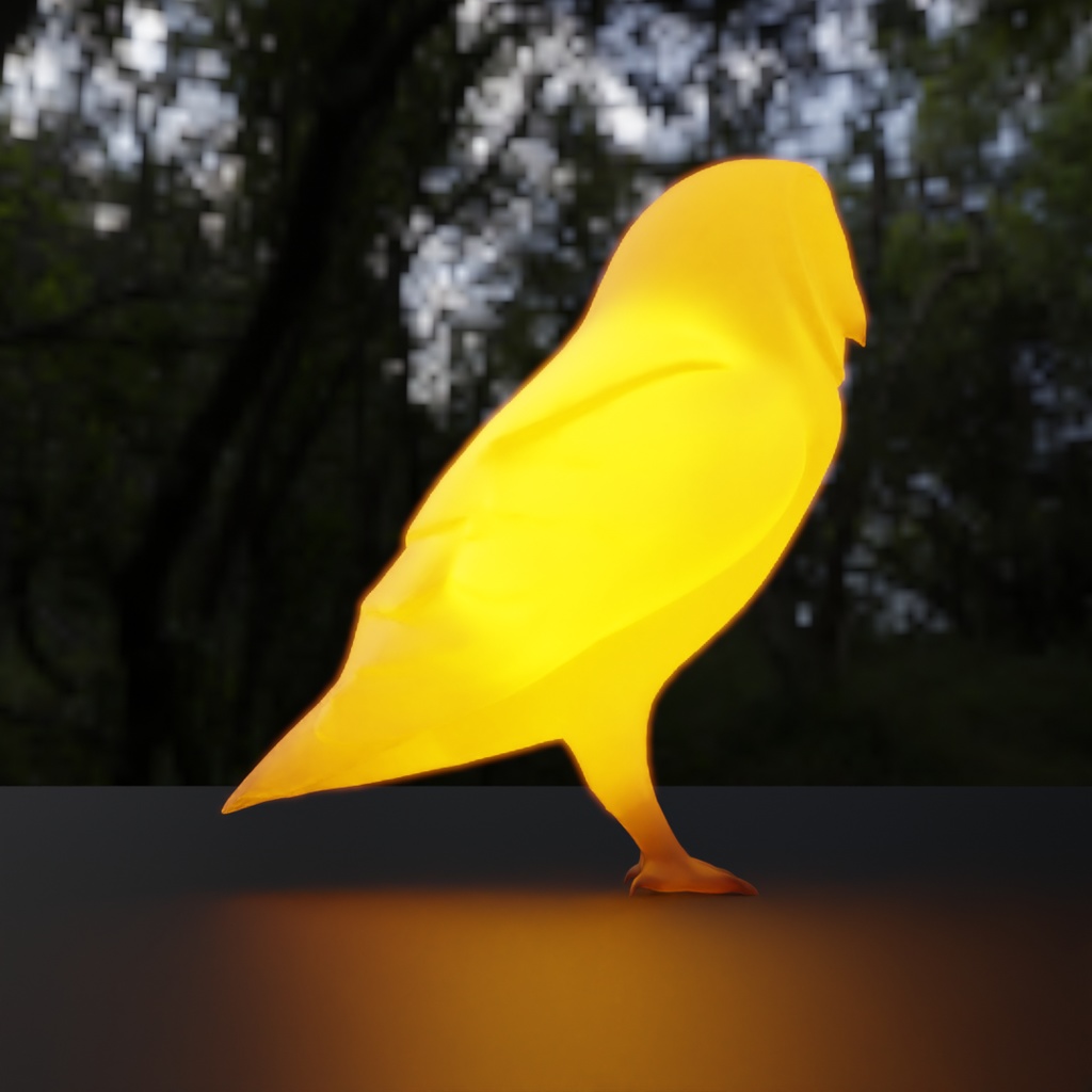 【Blender】 フクロウズの間接照明 Owls Indirect Lighting