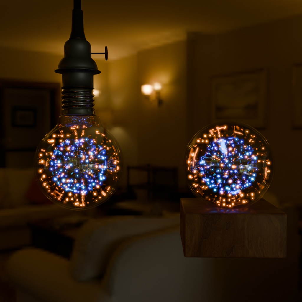 【Blender】 花火のランプ Fireworks lamp