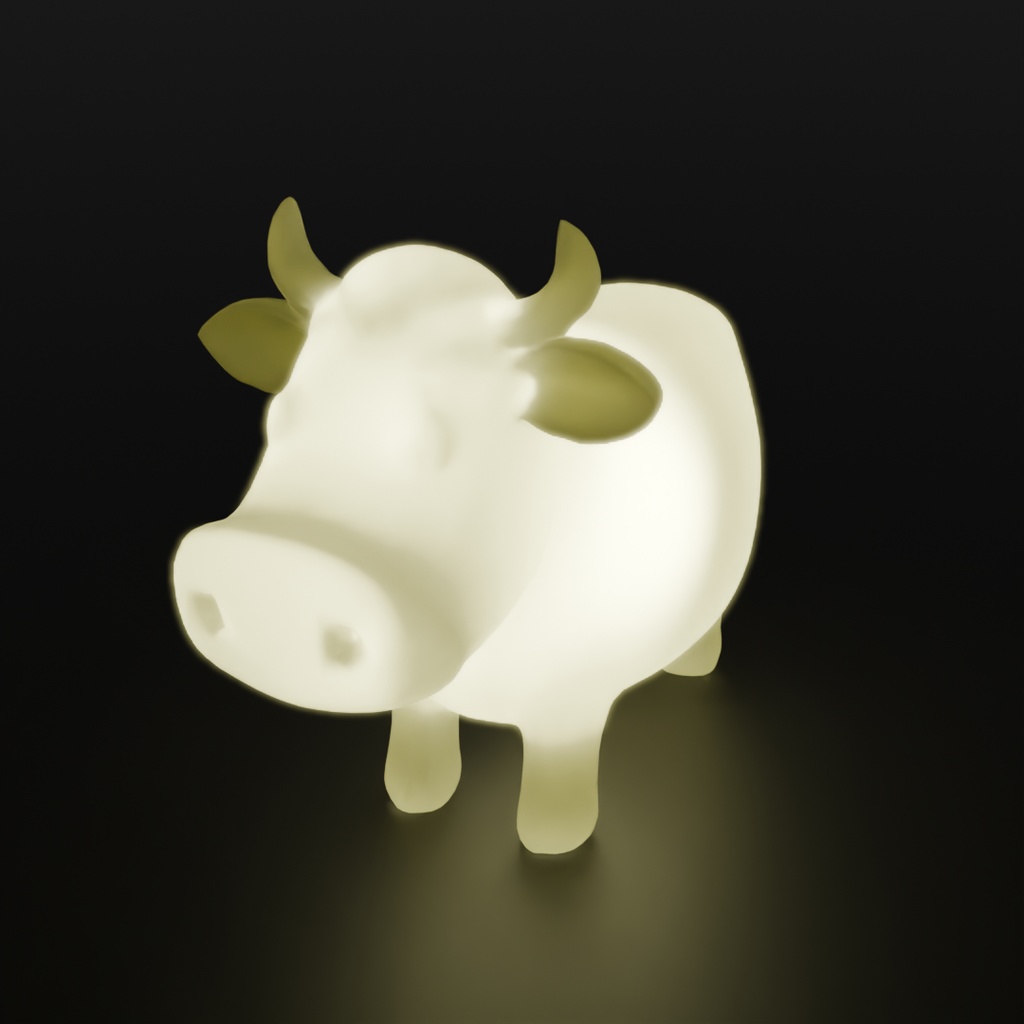 【Blender】 ホルスタインの間接照明 Indirect lighting in Holstein
