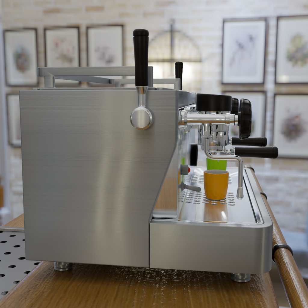 【Blender】 エスプレッソマシン Espresso Machine