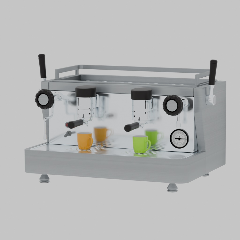 【Blender】 エスプレッソマシン Espresso Machine