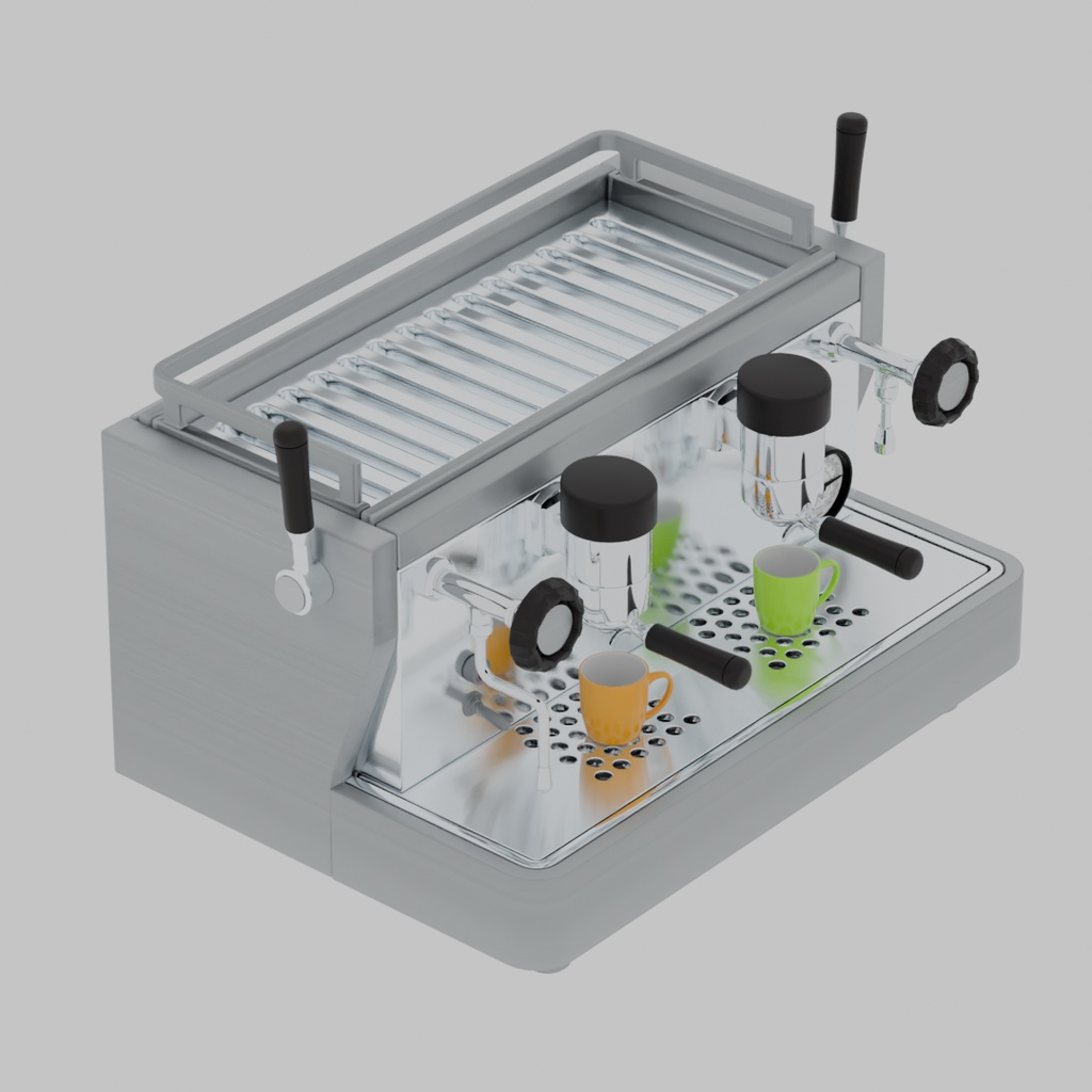 【Blender】 エスプレッソマシン Espresso Machine