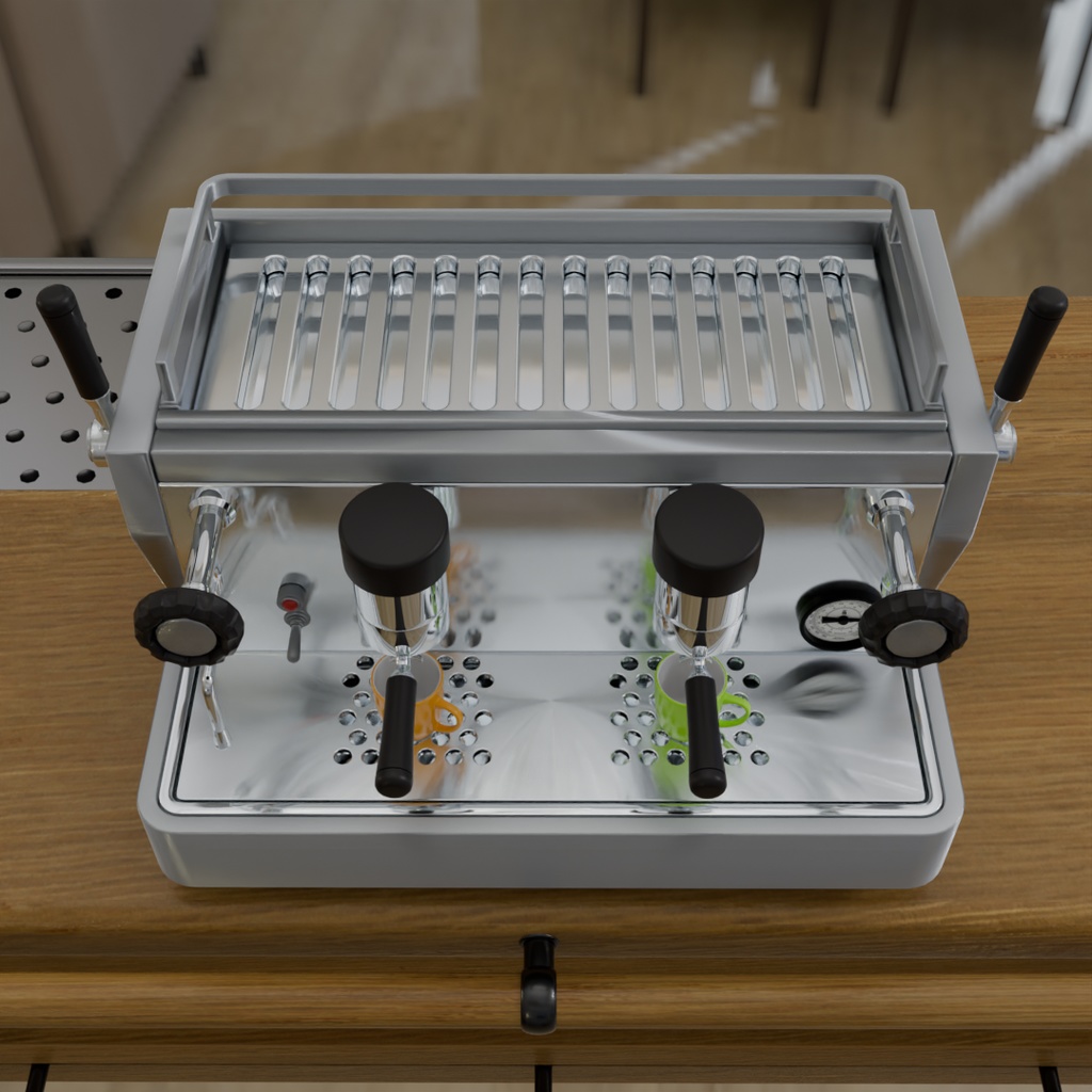 【Blender】 エスプレッソマシン Espresso Machine