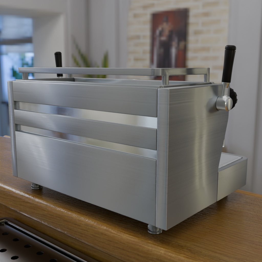 【Blender】 エスプレッソマシン Espresso Machine