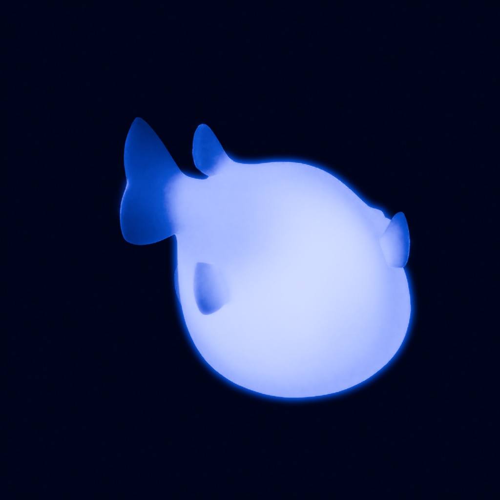 【Blender】 河豚とハコフグの間接照明 Indirect lighting with pufferfish and boxfish