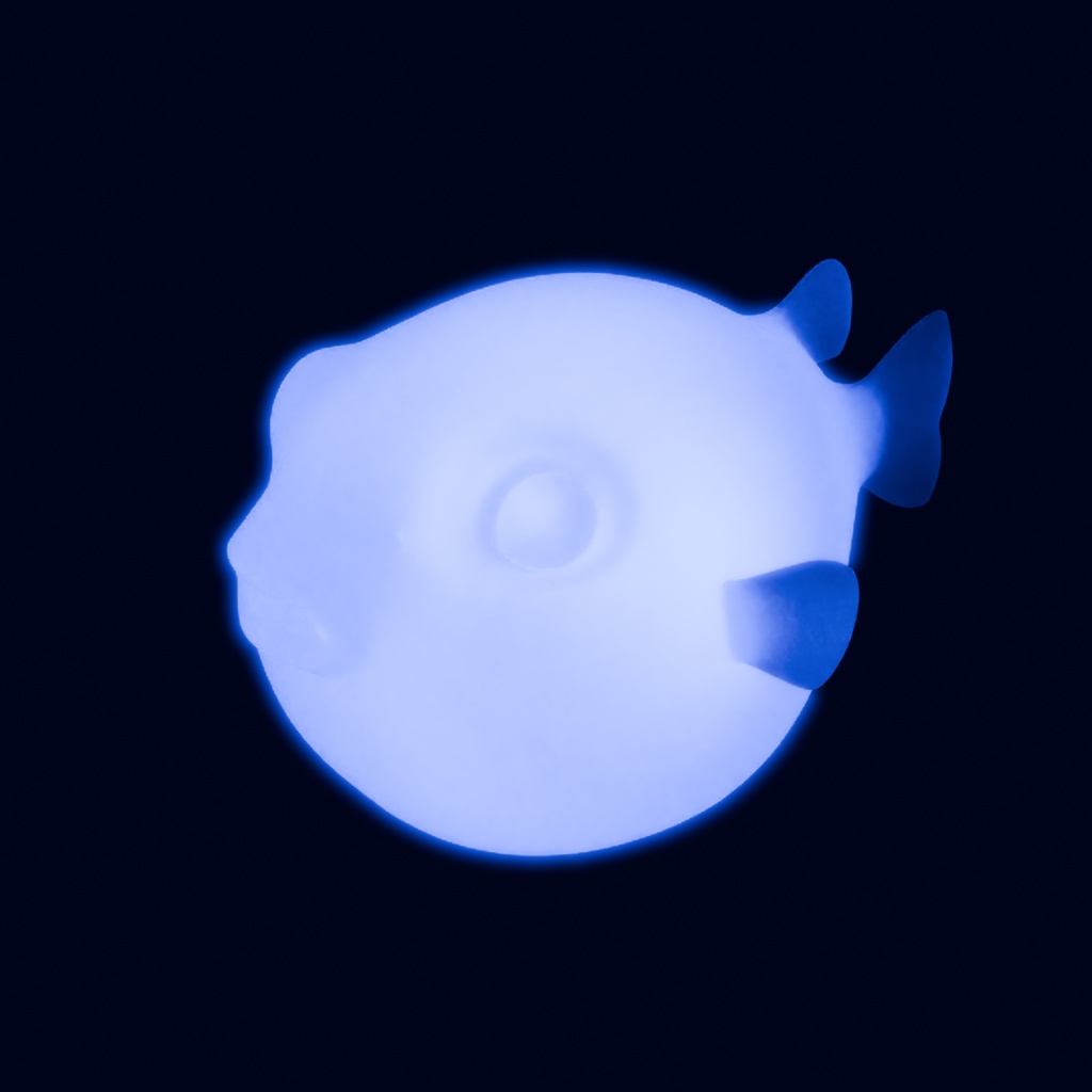 【Blender】 河豚とハコフグの間接照明 Indirect lighting with pufferfish and boxfish