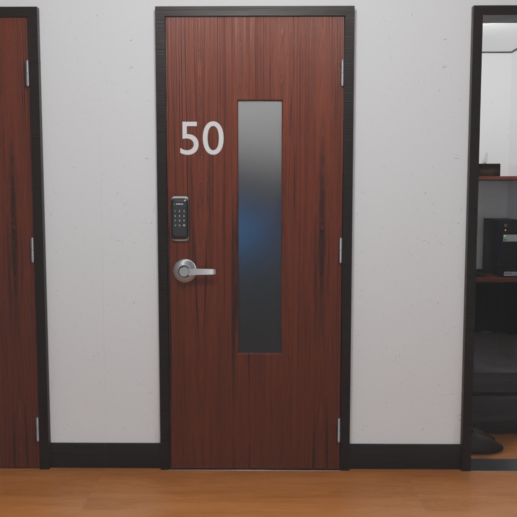 【Blender】 ネットカフェの個室 Internet cafe private room