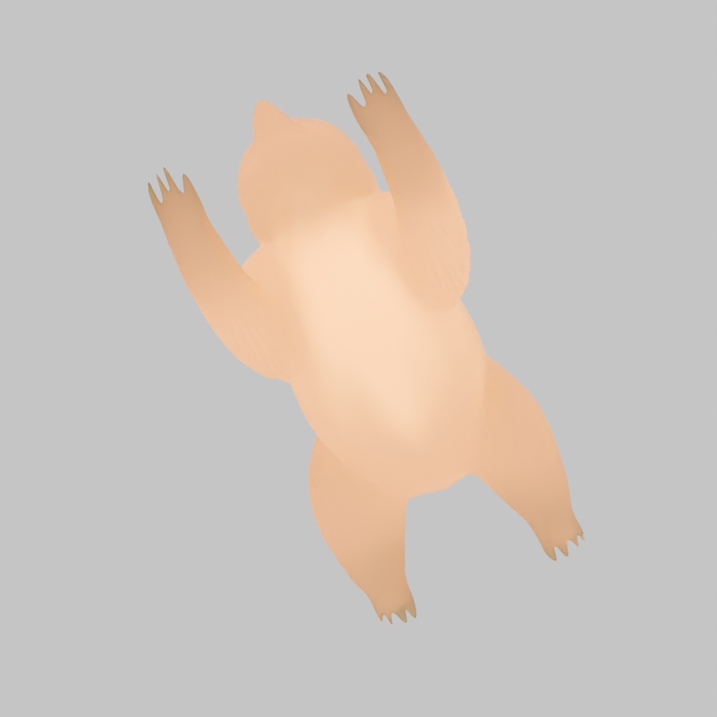 【Blender】 ナマケモノの間接照明 Sloth indirect lighting